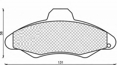 MAGNETI MARELLI 430216171056 -  Комплект тормозных колодок, дисковый тормоз